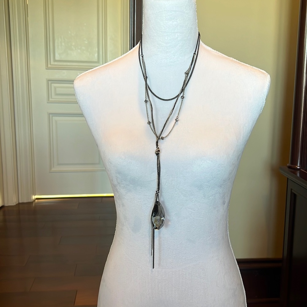 Express brand necklace, dark
